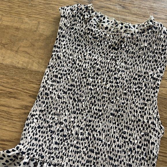 SHEIN Black and Tan Dotted Women’s Dress - Picture 4 of 6